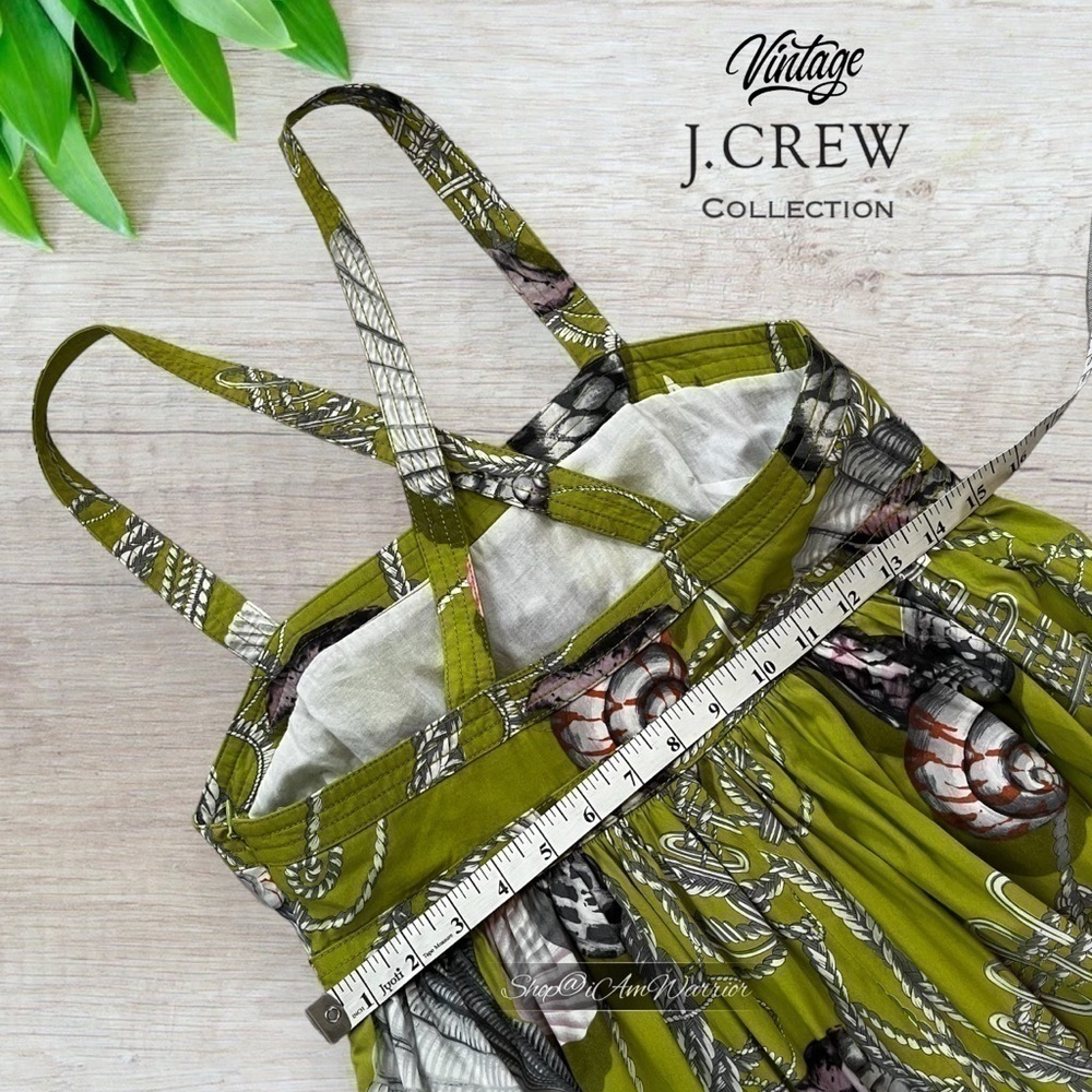 J.Crew Collection green nautical shell โTalithaโ style dress *shop@iamwarrior - Picture 13 of 17